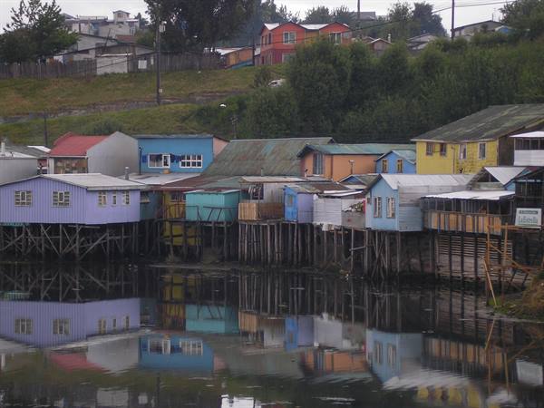 Chiloé area in Chile