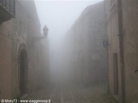 Erice (shrouded in fog)