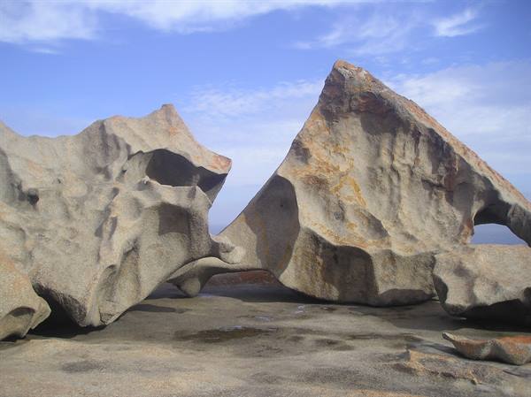 Wind-carved granite boulders at Remarkable Rocks, Kangaroo Island