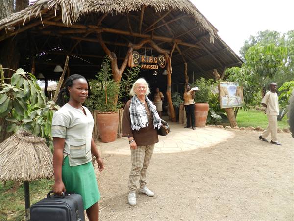At the foot of KILIMANJARO