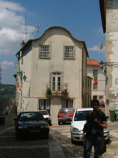 Coimbra with me in the shade (thankfully..)