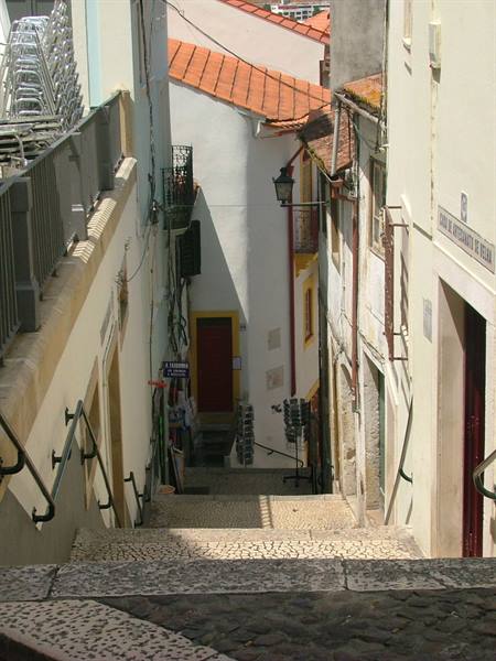 Coimbra, rua Quebras-Costas (lit. back-breaker street..)