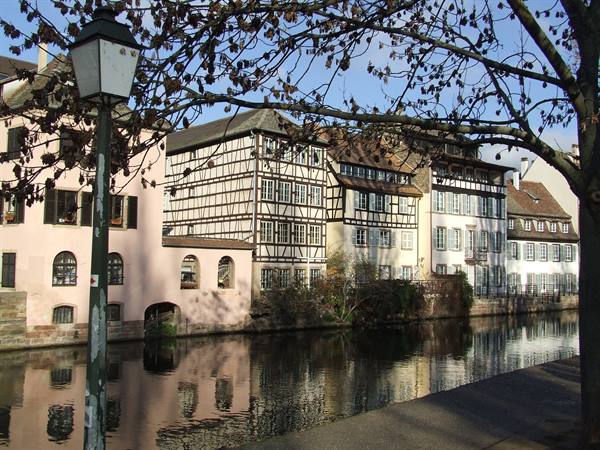 STRASBOURG - Typical half-timbered houses
