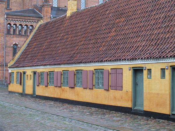 COPENHAGEN - Typical little house in the City Centre