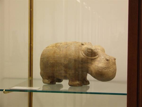 COPENHAGEN - Hippopotamus at the Ny Carlsberg Glyptotek