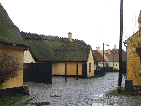 DRAGOR - Typical thatched-roof houses
