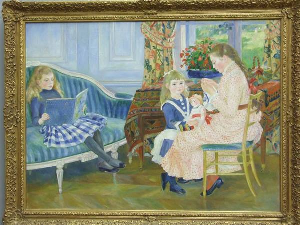 BERLIN - Work by Renoir at the Alte Nationalgalerie