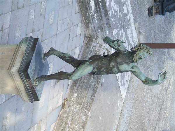 POMPEII - Copy of the Faun in the house of the same name