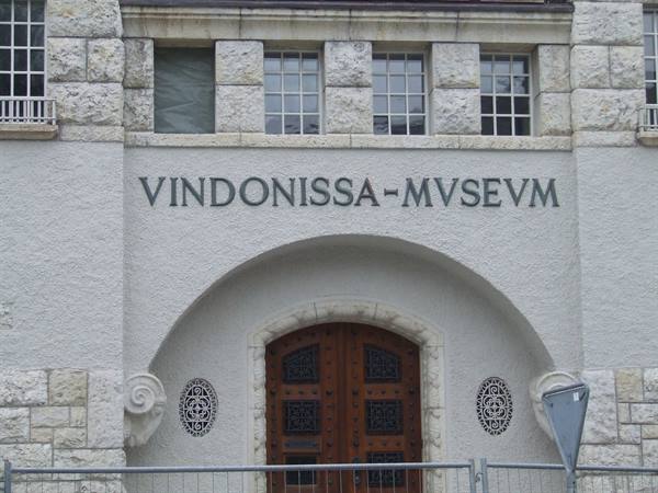 BRUGG - The façade of the Vindonissa Museum