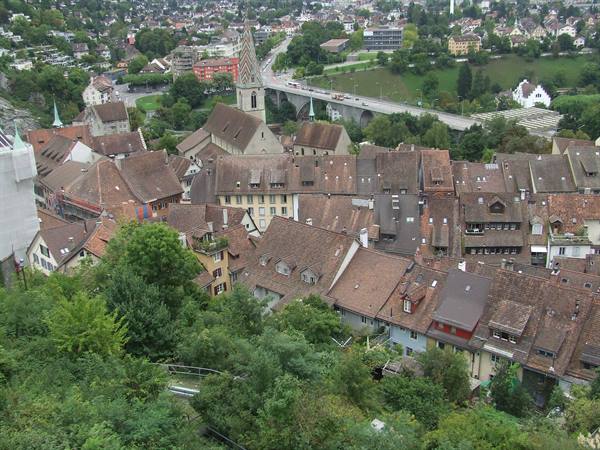 BADEN - The roofs of the old town