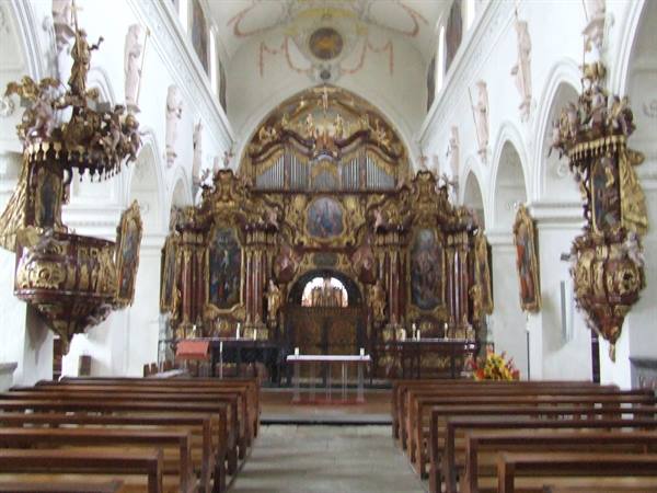 WETTINGEN - Interior of the church