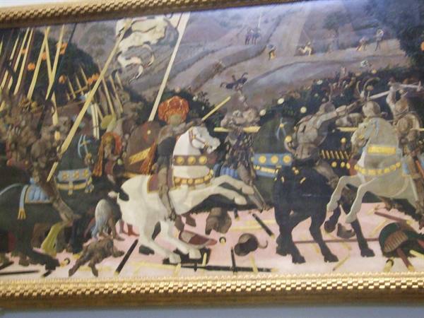 LONDON - Paolo Uccello: The Battle of San Romano at the National Gallery