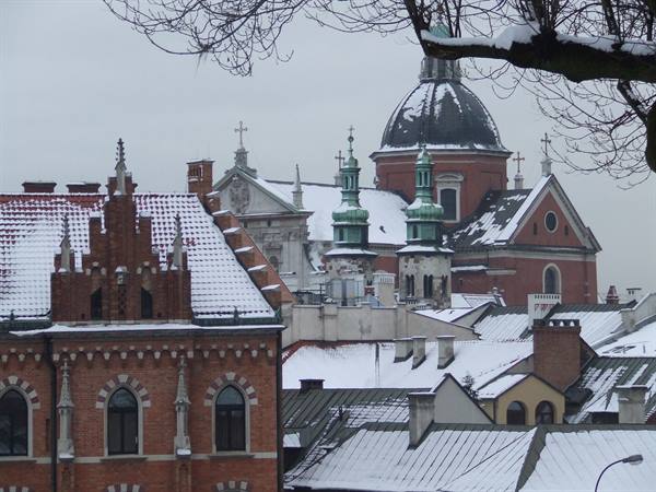 KRAKOW - Partial panorama of the city