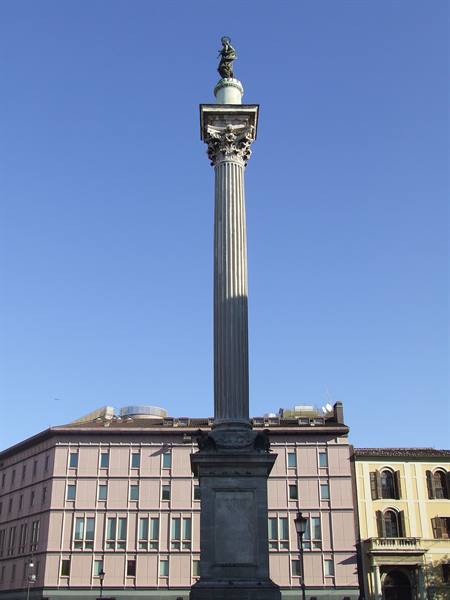 ROME - Corinthian column from the Basilica of Maxentius