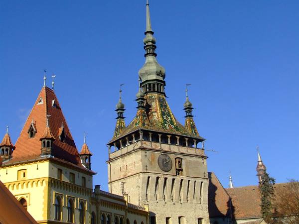 SIGHISOARA - Old Town with the Clock Tower