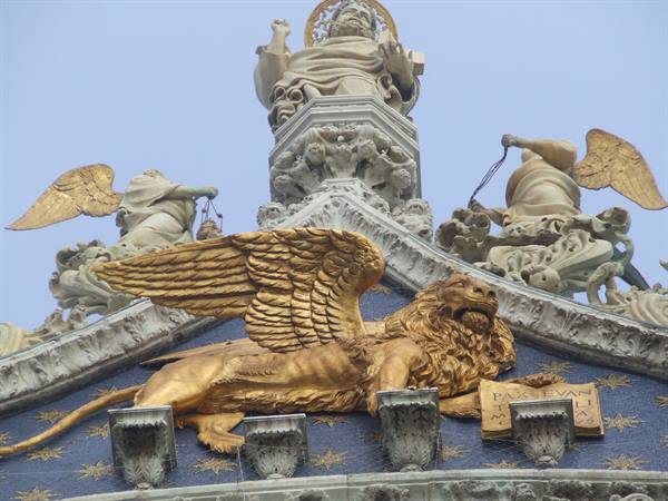 VENICE -Detail of St Mark's Basilica
