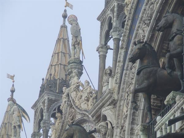 VENICE -Detail of St Mark's Basilica