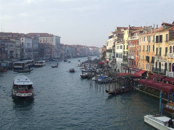 VENICE -The Grand Canal from the Rialto Bridge