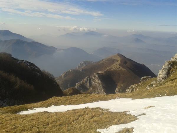 Panorama of the Picentini Mountains from Monte Terminio (1806 m a.s.l.)
