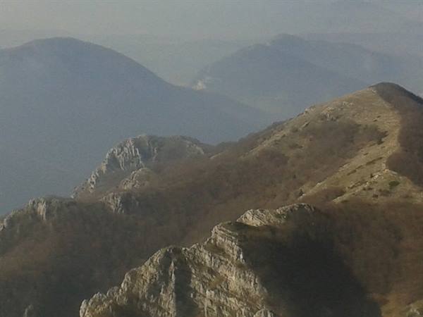 Panorama of the Picentini Mountains from Monte Terminio (1806 m a.s.l.)
