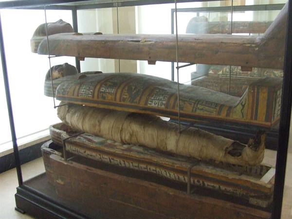 BRUSSELS- Museum of History: Egyptian Sarcophagus