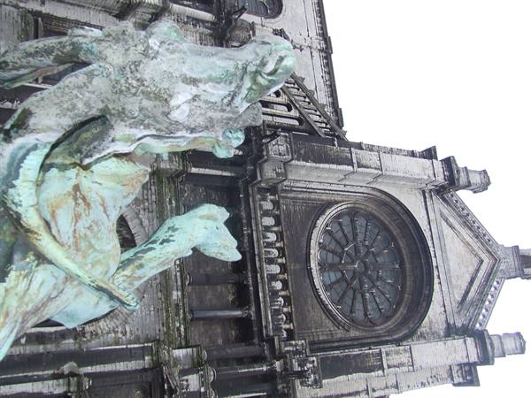 BRUSSELS - S. Catherine: detail