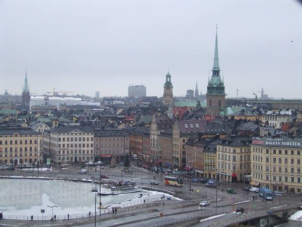 STOCKHOLM- Gamla Stan from the Katarina lift