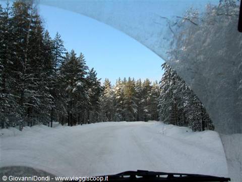 In Karelia, on secondary roads