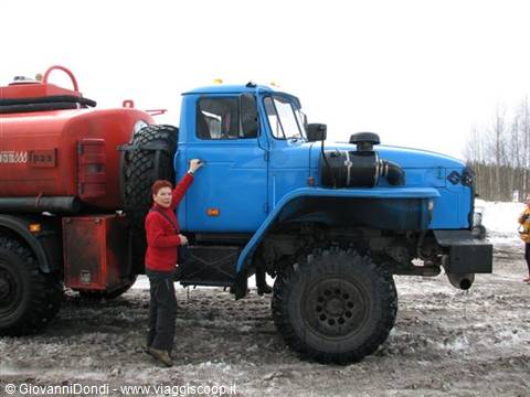A mighty tanker truck