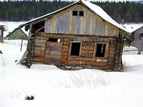 A curious house perched on the edge