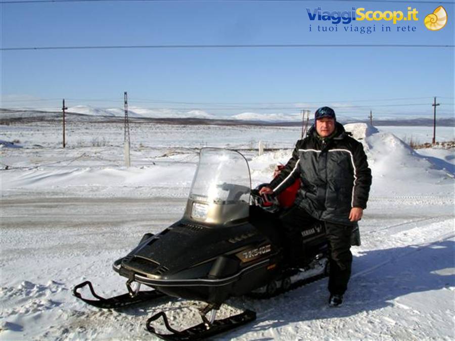 A nice snowmobile excursion
