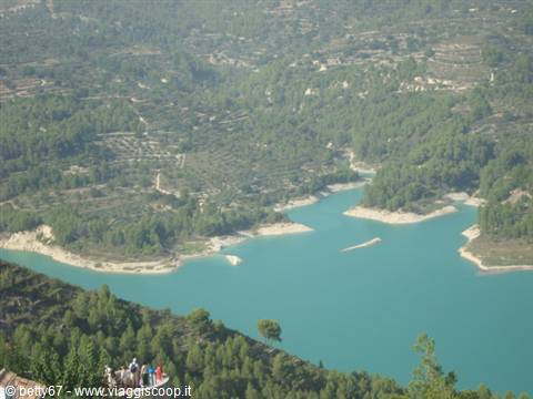 view from the castle of guadalest