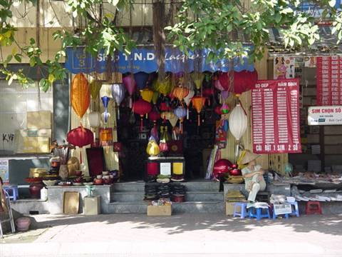 Lantern sale in Hanoi