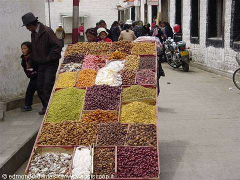 At the Bargkhor market