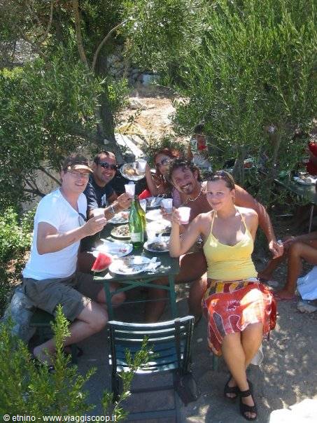 lunch stop at a little islet of the Kornati