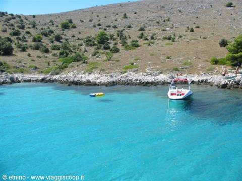 a stop during the excursion to the Kornati