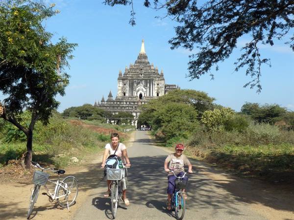 cycling around Bagan