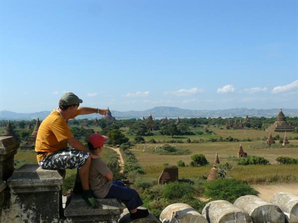 among the 2000 temples of Bagan