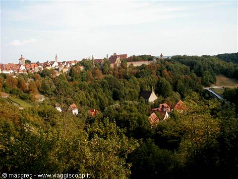 Rothenburg, Tauber valley