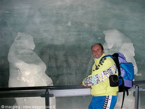 Jungfraujoch, ice sculptures