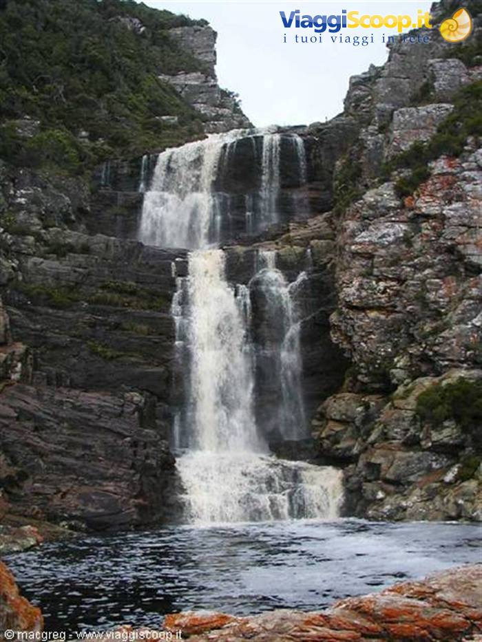 Tsitsikamma NP, waterfall along the Otter Trail
