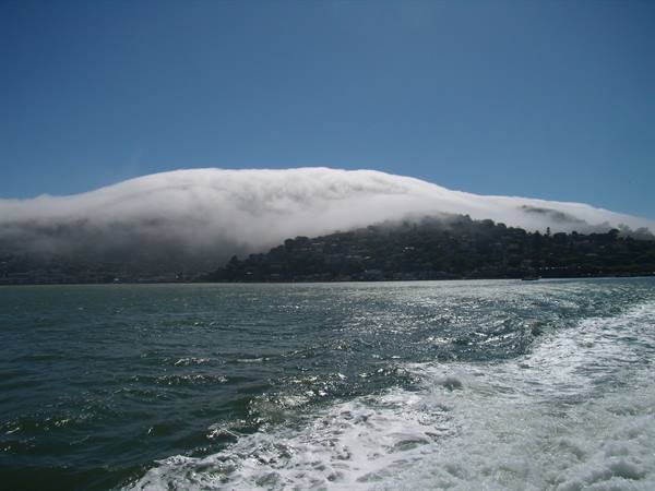 Sausalito swallowed by the fog