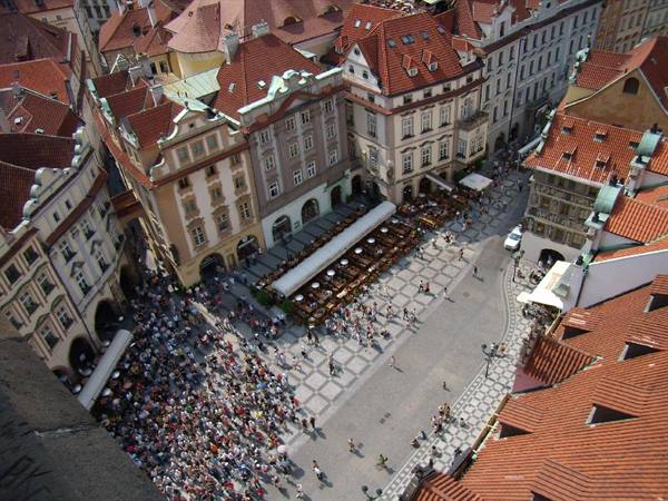 Old Town Square from the Town Hall tower