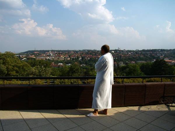 Hotel Prague, city view from the terrace