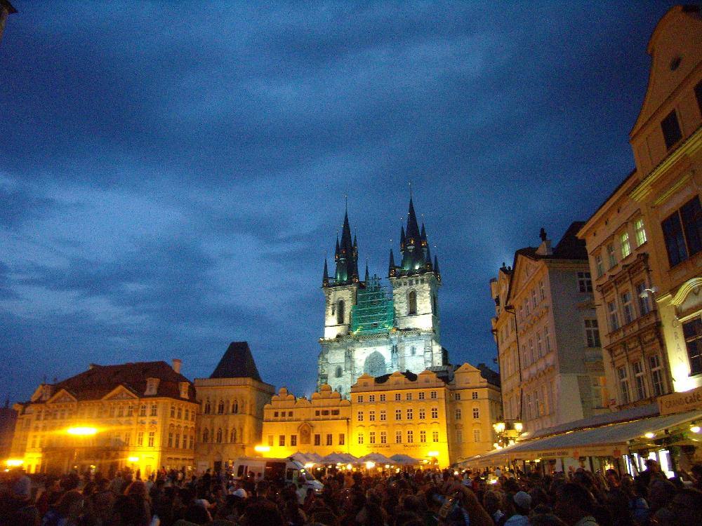 Prague by night