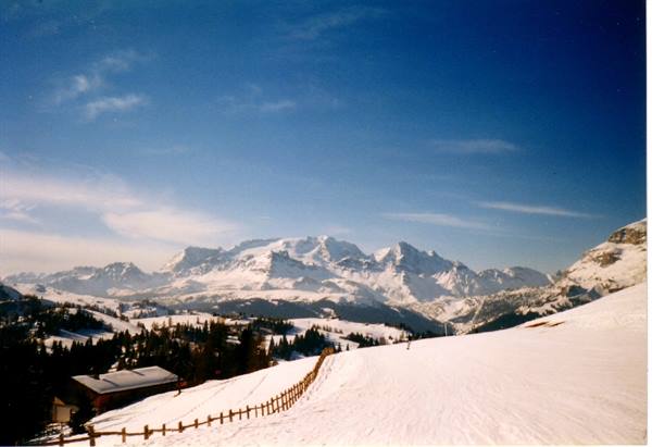 Descent to Canazei