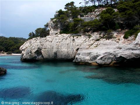Coast near the beach of Macarella