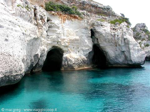 Coast near the beach of Macarella