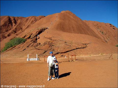 At the base of Uluru