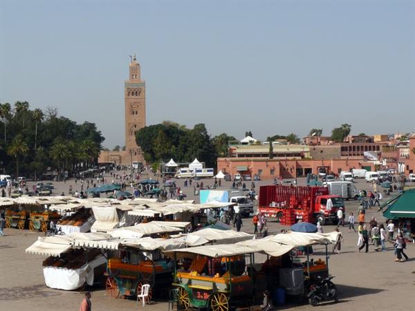Marrakech square Djemaa El Fna
